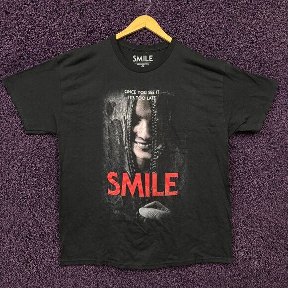 Smile Horror Movie Poster T-Shirt Size Extra Large - Picture 1 of 4